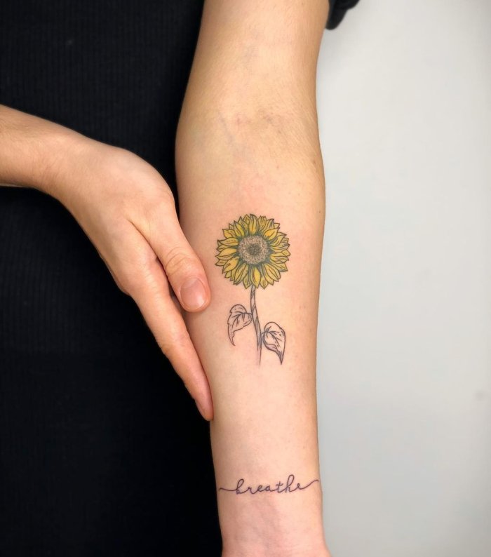 Красивые тату на груди у женщин после пластики