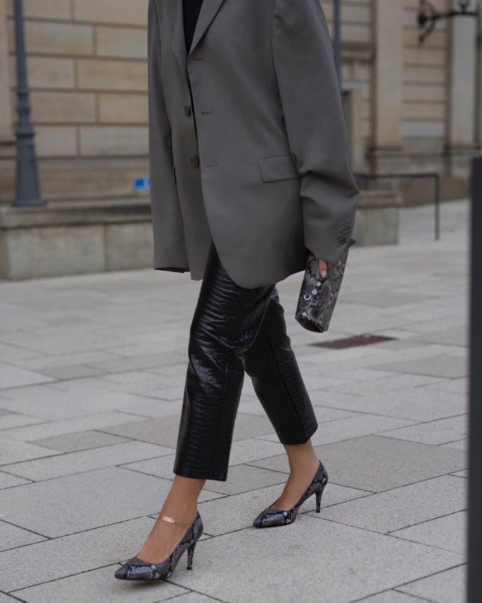 Кожаные брюки 2020