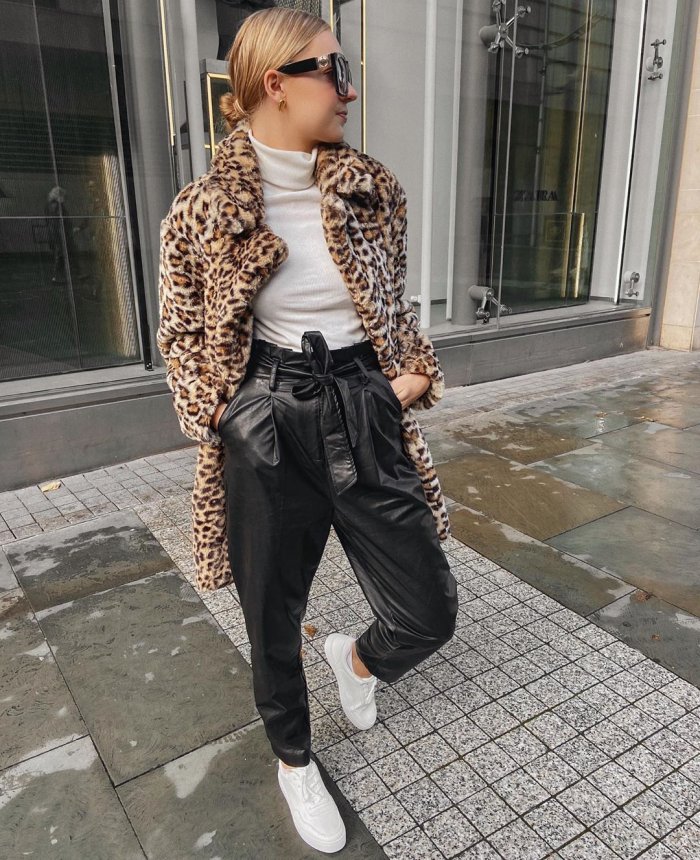 Кожаные брюки 2022