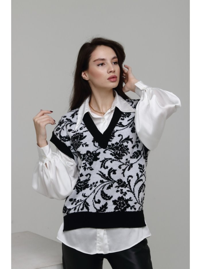 Модные трикотажные жилеты 2020-2021