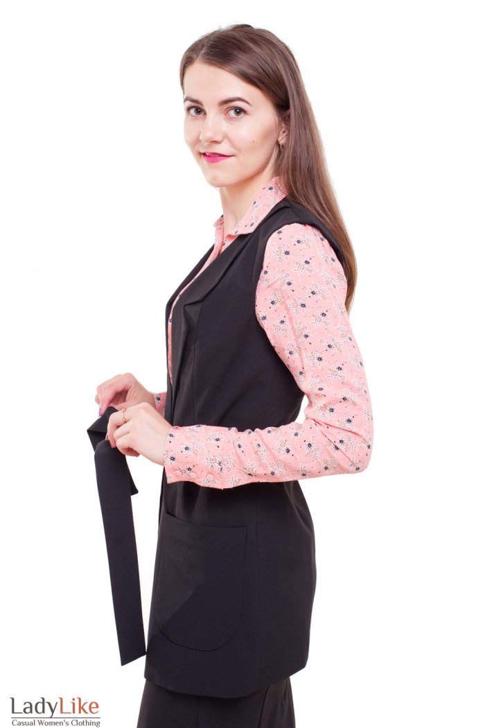 Дутый жилет женский