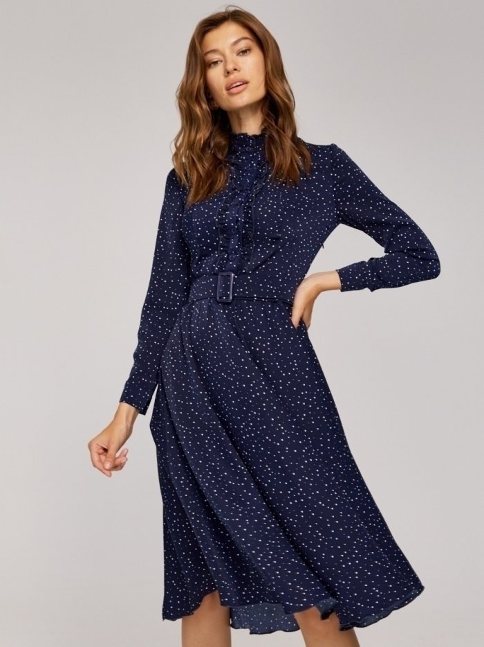 Платье деловое стильное