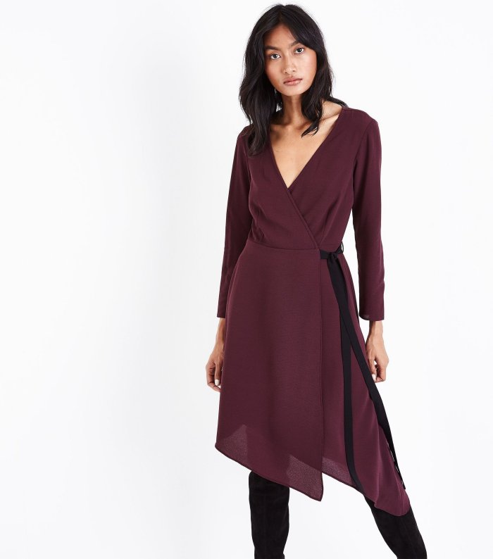 Красное платье на одно плечо Карен Миллен