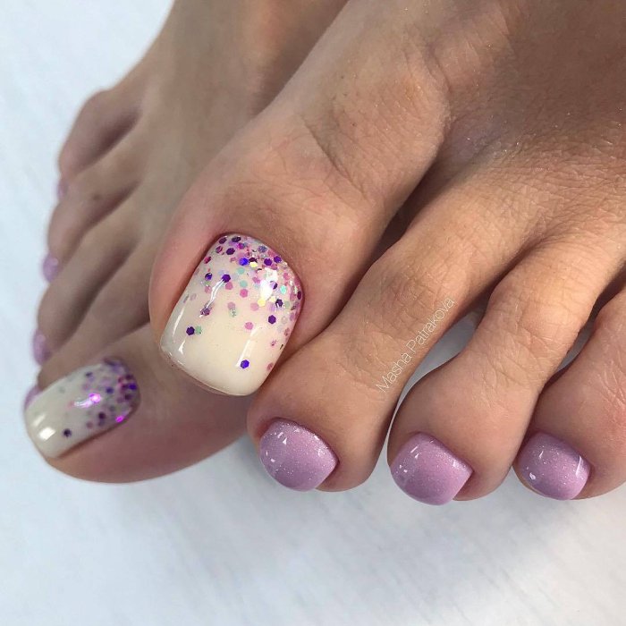 Педикюр дизайн ногтей