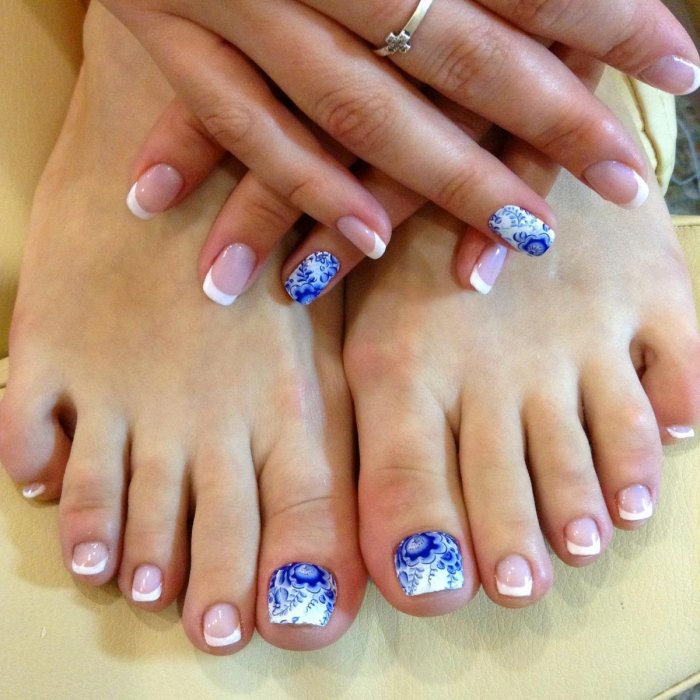 Френч на ногах