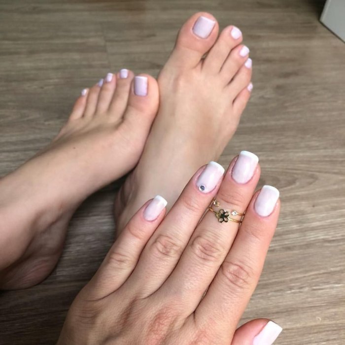Свадебный маникюр и педикюр