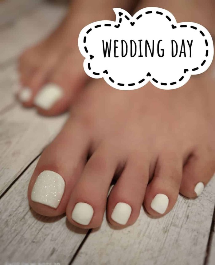 Свадебный педикюр 2021