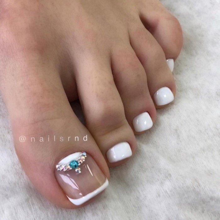 Свадебный педикюр