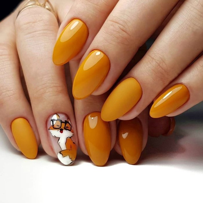 Ногти осень