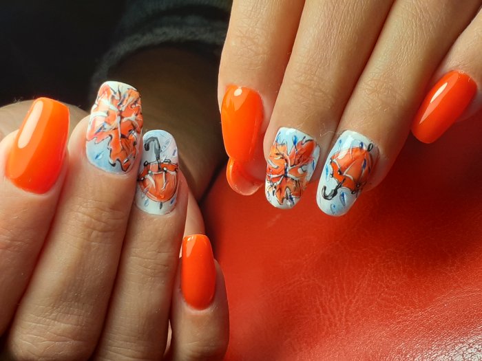 Осенний маникюр