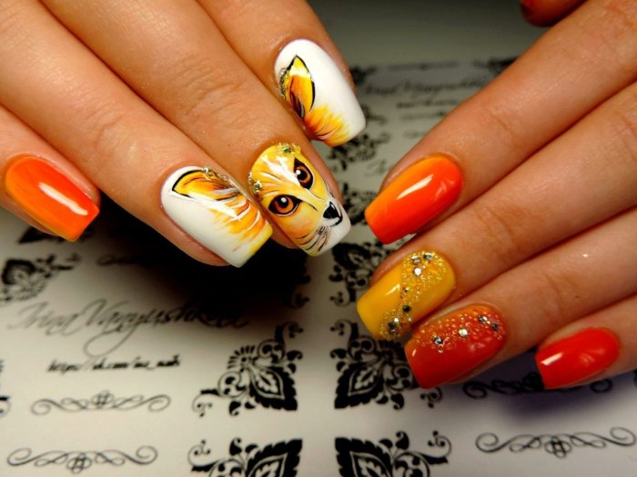 Осенний маникюр