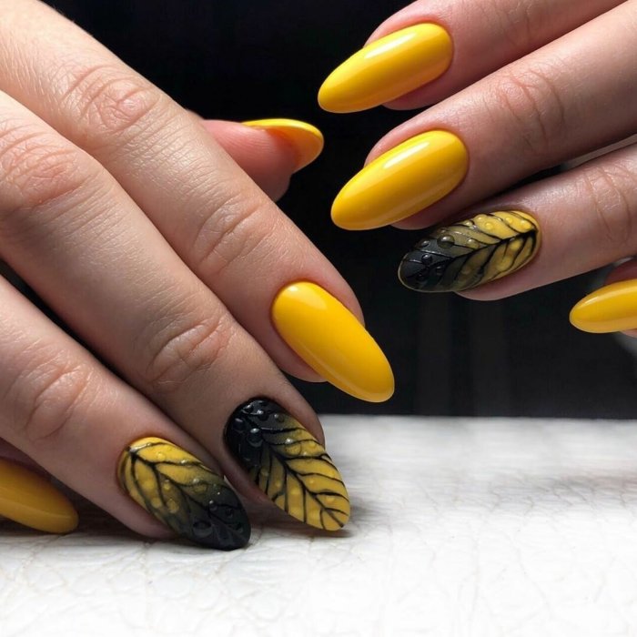 Осенние ногти 2020