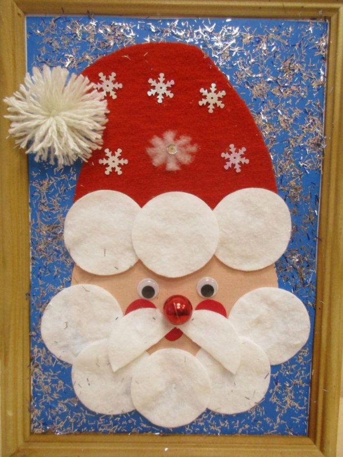 Аппликация к новому году