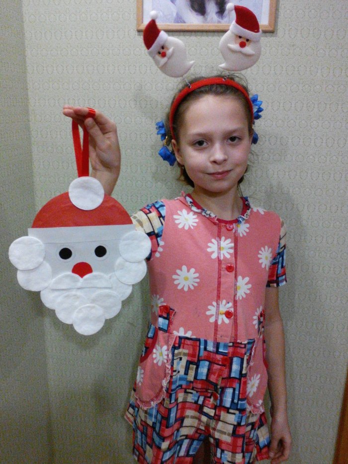 Поделка дед Мороз