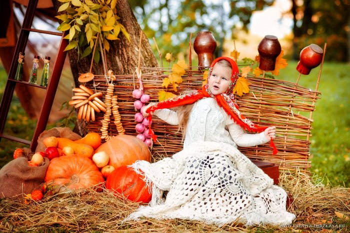 Костюм для девочки "осень"