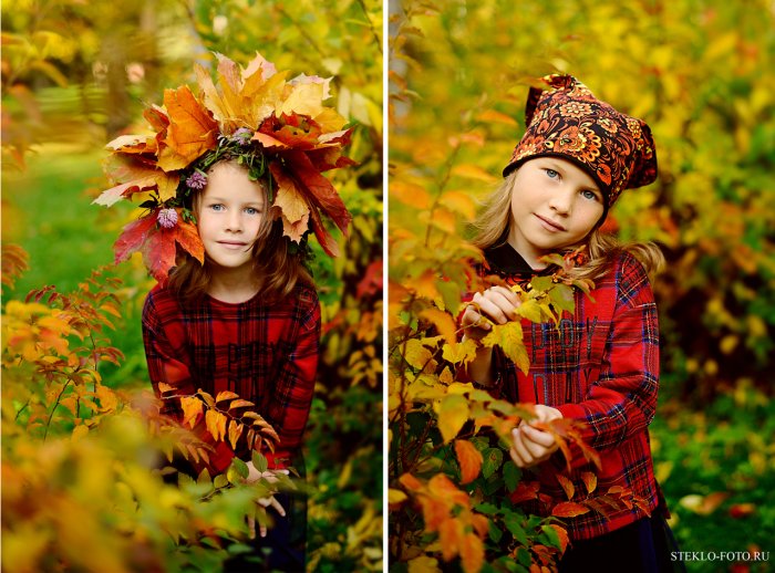 Украшение зала осень в детском саду