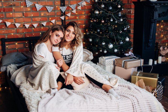 Новогодняя фотосессия в студии