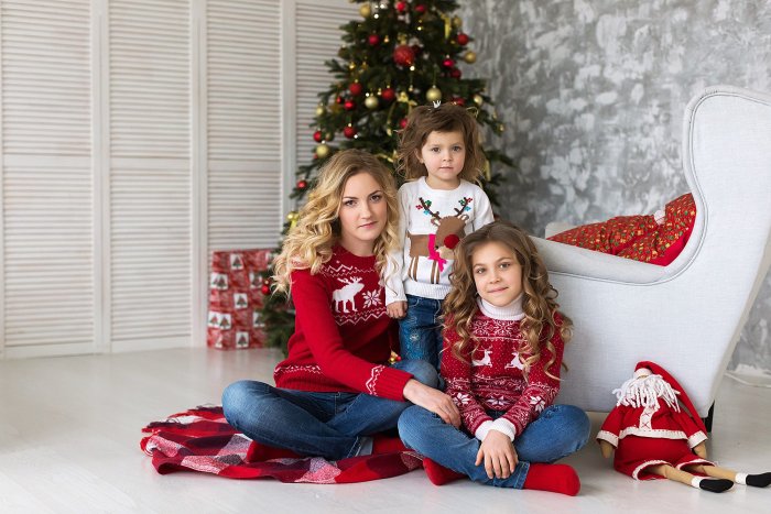 Новогодний фотосет в студии