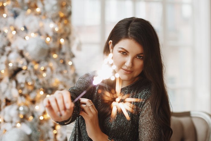 Новогодняя фотосессия в студии