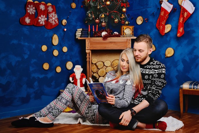 Фотосессия лав стори в студии