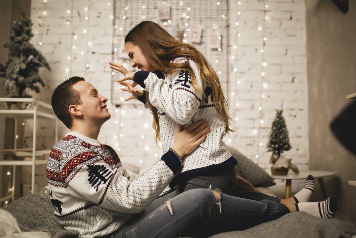 Романтическая фотосессия в студии