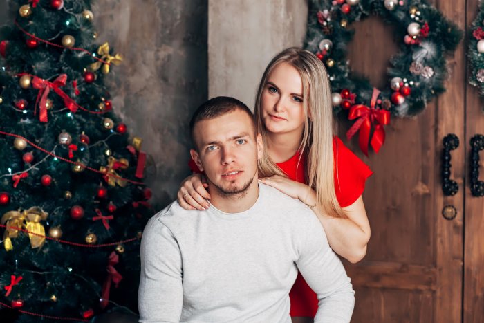 Новогодние фотосессии в студии лав стори