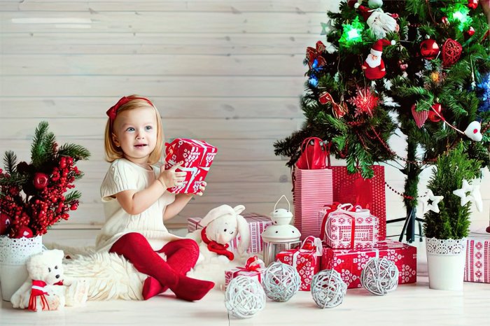 Новогодний фотосет в студии