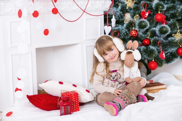 Новогодняя фотосессия для журнала