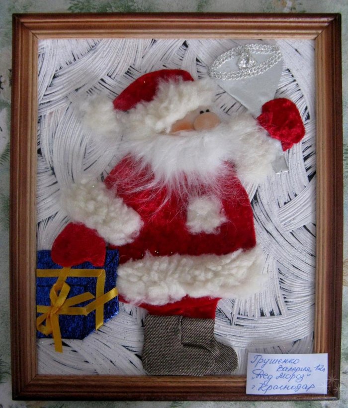 Поделка дед Мороз