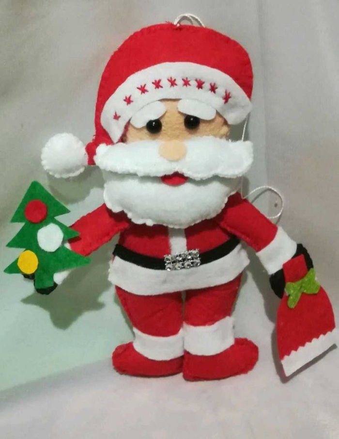 Поделка дедушка Мороз