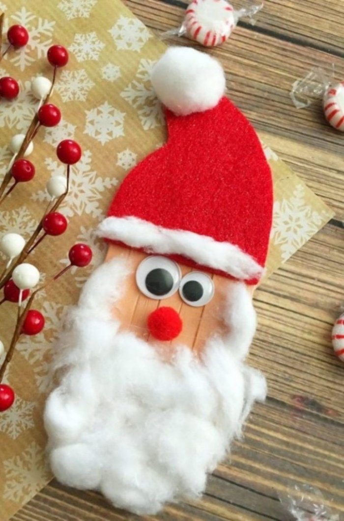 Дед Мороз из бумаги