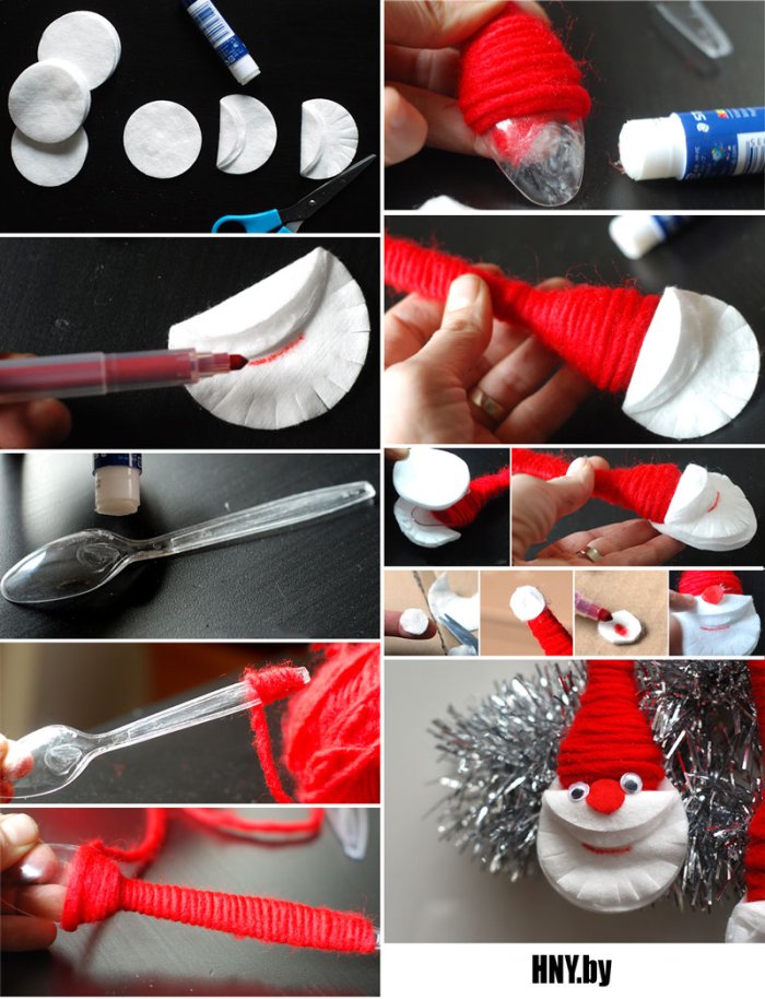 Поделка дед Мороз