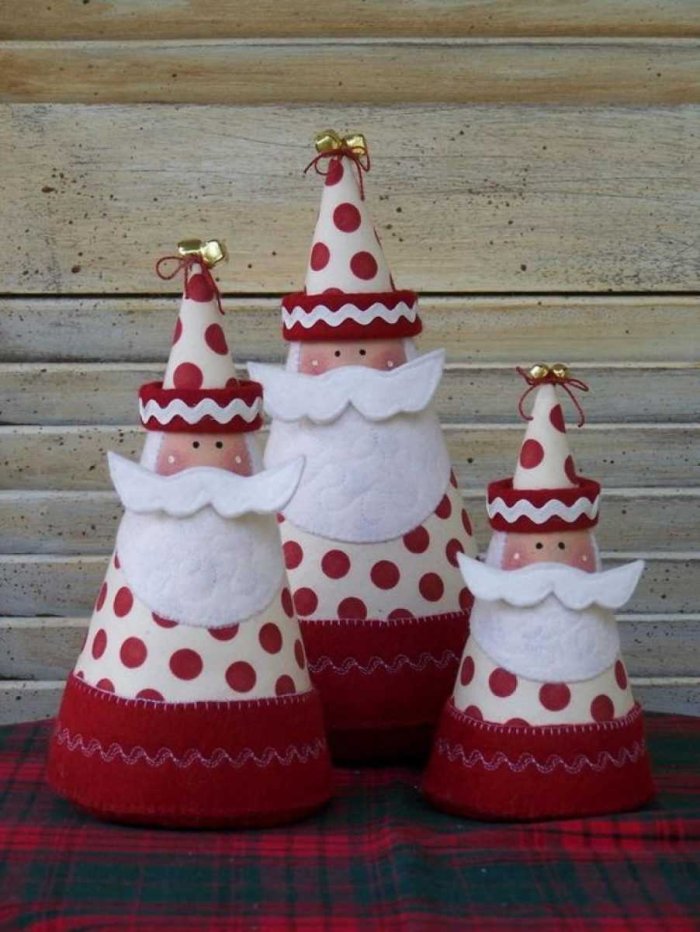 Поделка дед Мороз