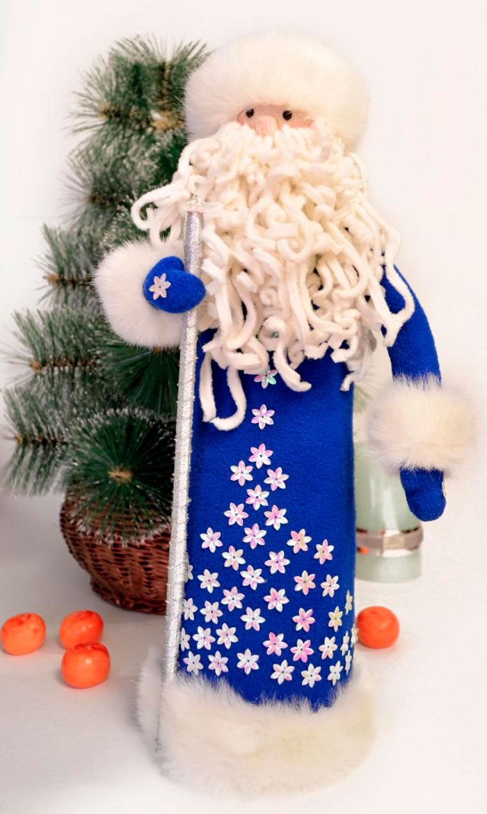 Поделка дед Мороз из бумаги