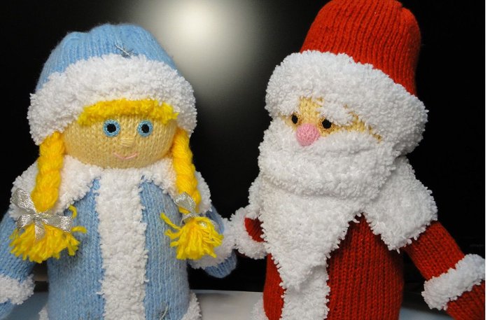 Поделка дед Мороз