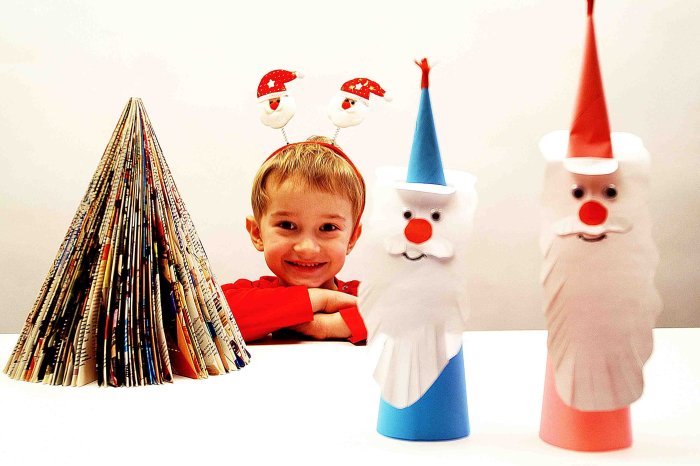 Поделка дед Мороз