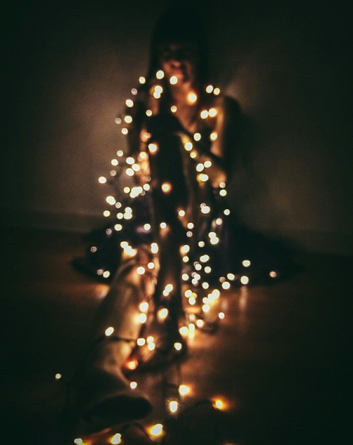 Новогодняя фотосессия на окне