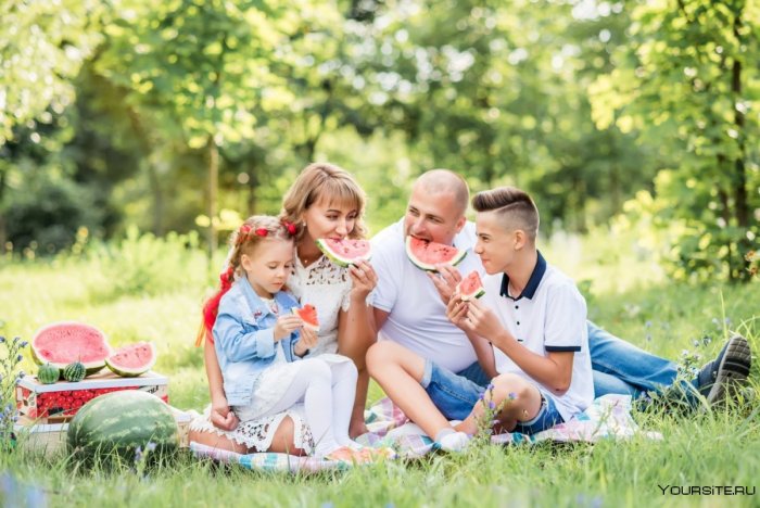 Зимняя фотосессия на природе