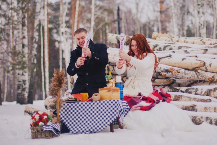 Пикник зимой
