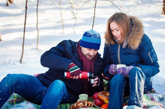 Зимний пикник фотосессия