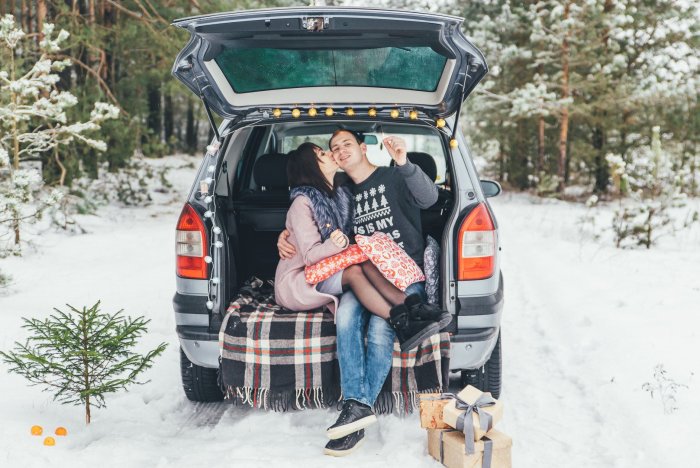 Идеи для новогодней фотосессии в горах