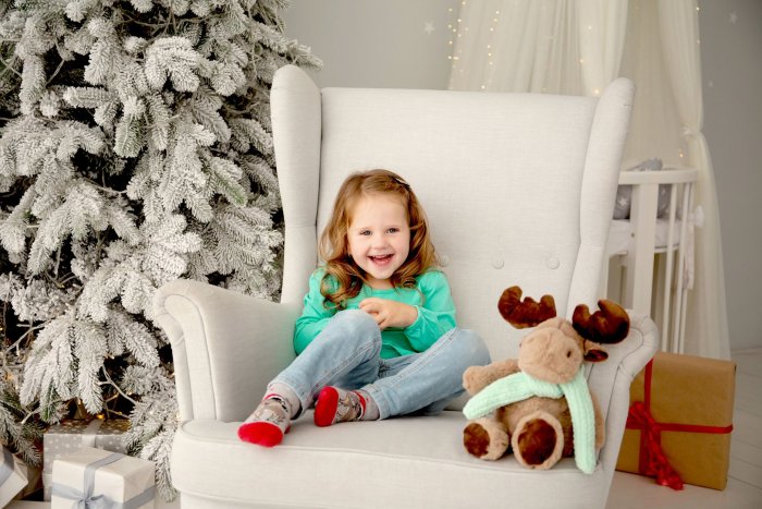 Детские новогодние фотосессии