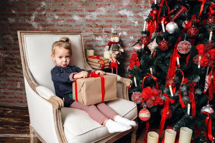 Новогодняя фотосессия в студии