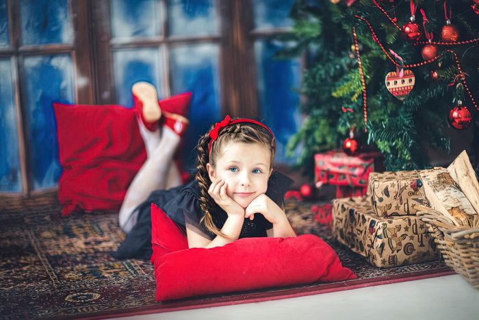 Новогодние фотосессии фотостудии с кухней