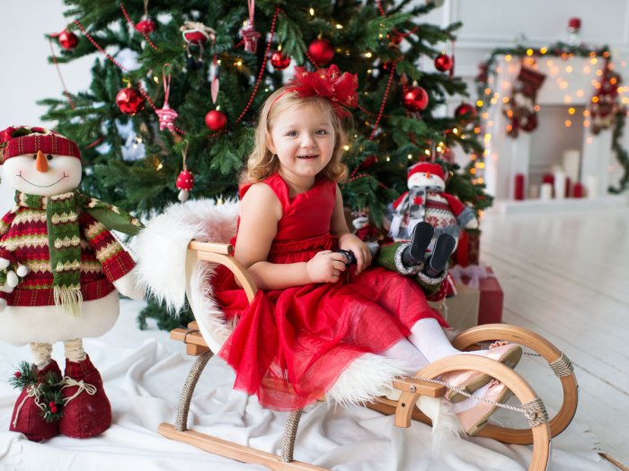 Детская фотосессия новый год
