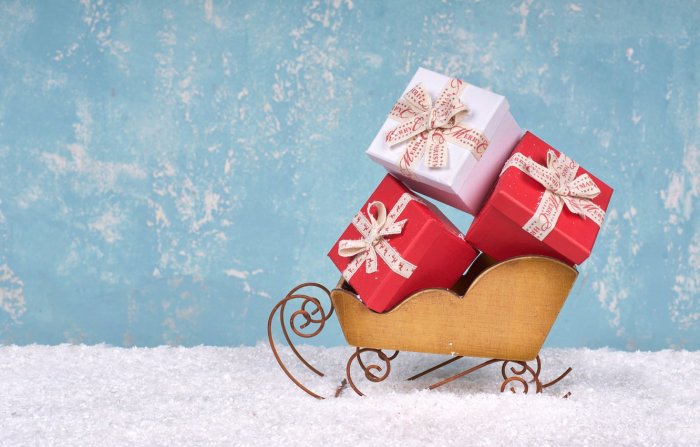 Красивые зимние подарки