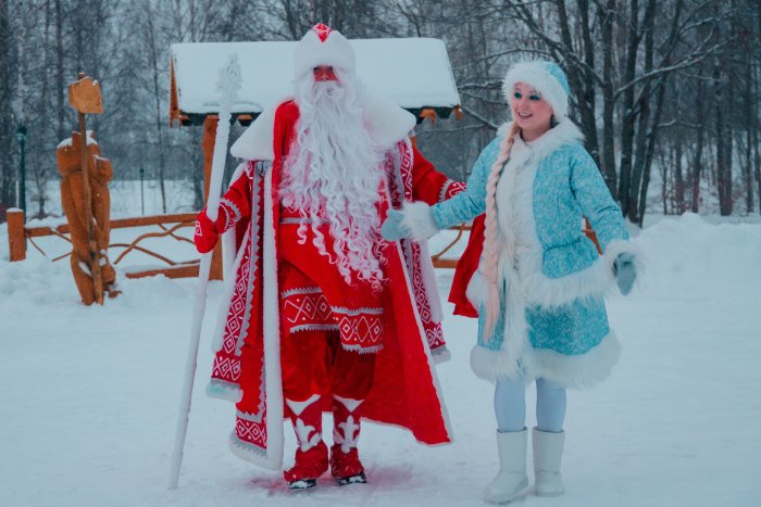 Дед Мороз и Снегурочка. Йошкар-Ола