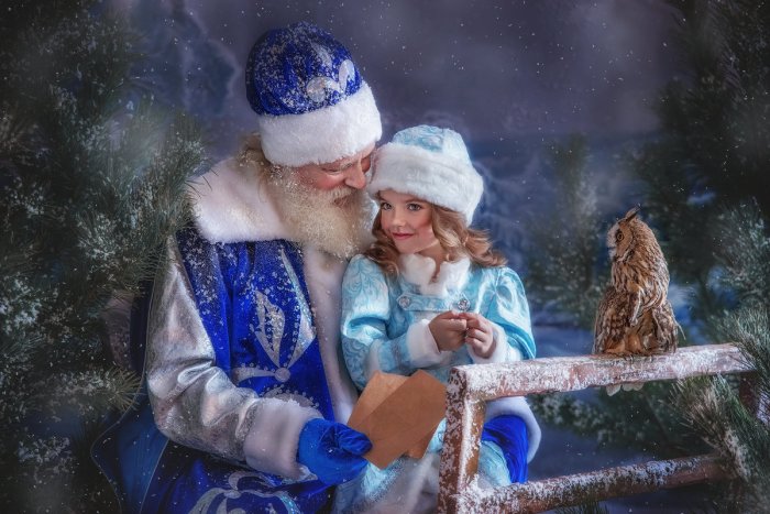 Дед Мороз и Снегурочка