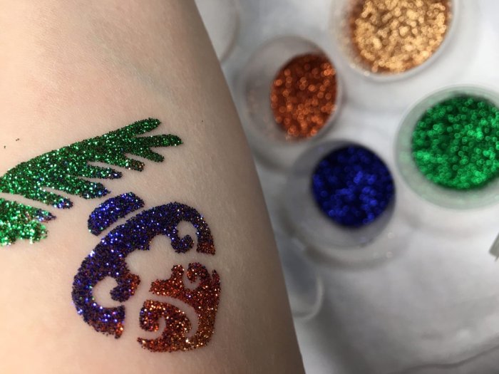 Блеск тату елочка