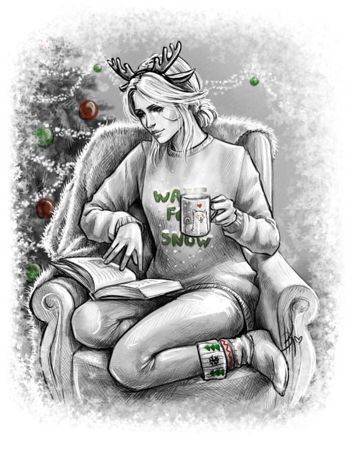 Татуированный новогодний шар